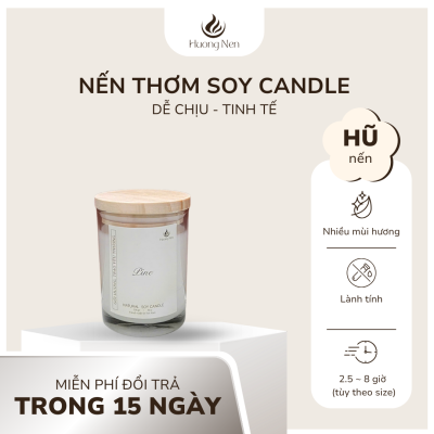 Nến thơm tốt cho sức khỏe mùi gỗ thông